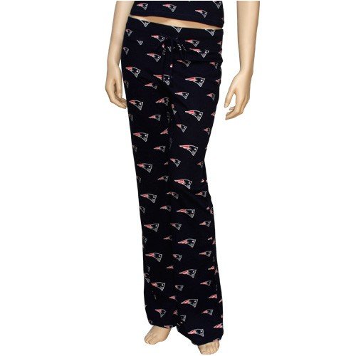 Reebok New England Patriots Ladies Navy Blue Tandem Pajama Pants