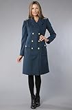 Motel The Genevive Coat in Teal,Winter Coats & Jackets for Women