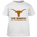 Texas Longhorns White Infant Biggest Lil' Fan T-shirt
