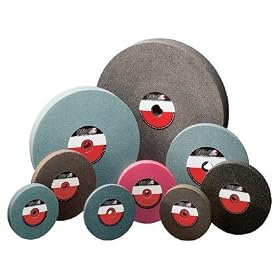 CGW ABRASIVES 38021 BROWN ALUMINUM OXIDE BENCH WHEELS 8 - GRIT 24-Q by CGW ABRASIVES