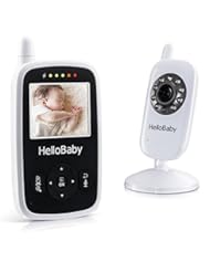 Baby Product: Hello Baby - Best Video Baby Monitor Wireless with Night Vision 2.4 inch Digital Screen / Smart Camera with Temperature Monitors HB24 - HelloBaby