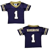 Youth / Boys NCAA Washington Huskies Athletic Comfortable Fit Short Sleeve Jersey Shirt - Purple (Size: XL/14-16 )