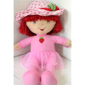 Large Ballerina Strawberry Shortcake 26 Plush Doll by American Greetings