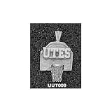 University of Utah Utes Backboard Pendant (Silver)