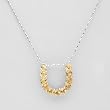 Necklace With 1.05ctw Genuine Citrines Made of 925 Sterling silver Length 16in