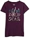 Levi's Girls 7-16 Future Rockstar T-Shirt,Purple,Medium