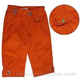 Kenzo Embellished Cotton Adjust. Waist Capri