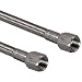 Unisource 6TSC Gray PTFE Braided Hose Assembly, 303 Stainless Steel JIC Female