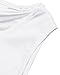 BIUBIU Women's Boho Summer V neck Chiffon Beach Maxi Dress Style #7 White 2XL