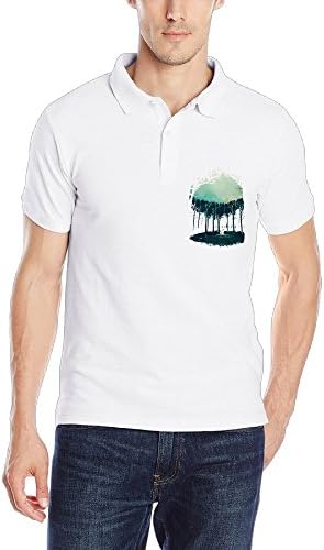 Novelty T Shirts Deep In The Forest Fox Piqué Polo For Men'