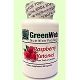 Green Web Raspberry Ketones 500 mg, Ultra Weight Loss Supplement, with African Mango, Green Tea, and L-Carnitine, 60 capsules