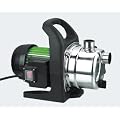 Edelstahl Gartenpumpe 1200W / 3500l/h - tragbare, elektrische Wasserpumpe