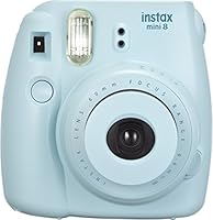 Fujifilm Instax Mini 8 Instant Point and Shoot Camera (Blue)