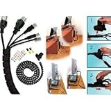 Cable Zipper - Cord Control System - (Black) - Cable Zipper - Large