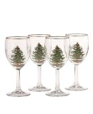 41RW07np%2BEL. SL160  Spode Christmas Tree Wine Goblets, Set of 4