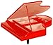 Ashton Sutton Jewelry Box, Piano Shaped, Red