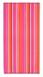 Sunbridge Pink Orange Stripe by Cotton Craft - Terry Jacquard Beach Towel 30x60 - 400 grams 100% Pure Ringspun Cotton - Brilliant intense vibrant colors - Highly absorbent easy care machine wash - Use for picnic poolside or as a colorful bath towel