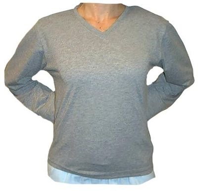 Childrens Toyshop  Sporting Goods : Danskin Women's Cotton Stretch Longsleeve Shirt