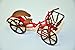 G & F Products MiniGardenn 10022 Fairy Garden Miniature Mini Bicycle, Red