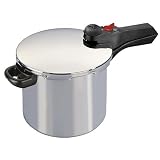 Manttra Quick and Easy 6 Quarts Aluminum Pressure Cooker by Mercantile International