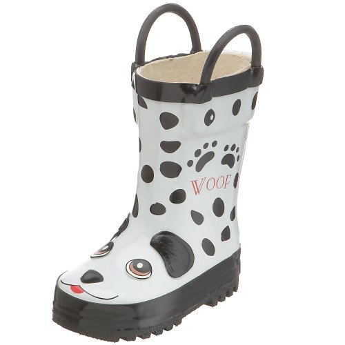 Western Chief Toddler/Little Kid Dalmatian Rain Boot,Dalmatian,10 M US Toddler