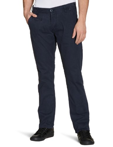 TOM TAILOR Denim Herren Hose 64000280912/solid relaxed slim chino, Gr. 33/32, Blau (6204) Preisvergleich
