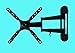 Universal Mounts LA-200 LCD/LED Articulating Mount Vesa 200 x 200 Arm Wall Mount for LED TV, LCD TV, LCD Monitor 15" 17" 19" 20" 21" 22" 24" 28" Dynex, Samsung, Toshiba, Coby, RCA, LG, Sansui, Viore