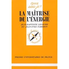 La ma�trise de l'�nergie