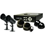 Security Labs Multiplexed DVR Surveillance System with Built In Internet Remote Viewing & 6 Cameras