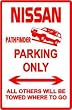 NISSAN PATHFINDER PARKING sign * atv auto