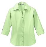 Port Authority Ladies Open Neck Blouse Three Quarter Sleeve (L629)