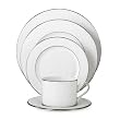 Lenox Floral Veil Bone China Platinum Banded 5-Piece Place Setting, Service for 1