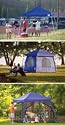ShelterLogic 3-in-1 Pop-Up Canopy, Screen Room and Tent Insert - 10Ft. x 10Ft., Blue, Model# 22803