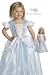 Cinderella Princess Dress Up Costume + Cinderella Doll Clothes-Fits 18 dolls w/ Free Bow - Girls Ages 3-5 - Machine Washable!