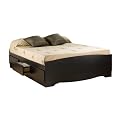 Prepac Platform Bed - Black (Double)