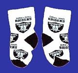 Oakland Raiders Baby Socks