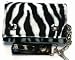 Black and White Fuzzy Zebra Print