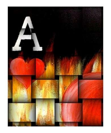 (3 OF 4) ACES ON FIRE POKER ART ARTS DECOR LAS VEGAS CASINO WPT WSOP NICE WEAVE DESIGN