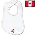 Embroidered Infant Terry Bib with the image of: canada flag