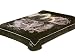 Solaron Queen Wolf Pack Korean Mink Blanket