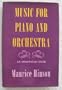 Music for Piano and Orchestra: An Annotated Guide