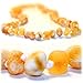 The Art of Cure Original Premium Certified Baltic Amber Teething Necklace (Raw Butter) - 12.5 Inches