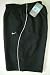 Nike Mens Zip Pocket Black Long Swim Short with piping Image