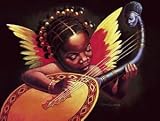 Black Angel Babies Art Print Poster by Wolfgang Otto
