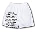 White Boxer Short with Spring, summer, and fall fill us with hope; winter alone remin...