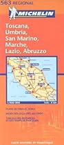 Michelin Toscana, Umbria, San Marino, Marche, Lazio, Abruzzo (Michelin Maps)