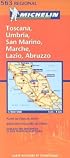 Michelin Toscana, Umbria, San Marino, Marche, Lazio, Abruzzo (Michelin Maps)