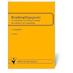 Krankenpflegegesetz, Textausgabe