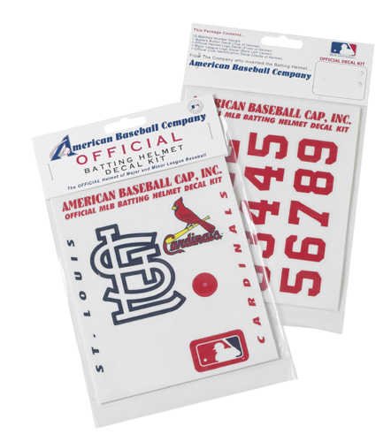 MLB BATTING HELMET DECALS