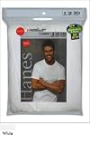 Hanes Men's Classic Crew 3 Pack,White, 3xl